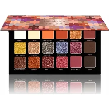 Oční stíny Paletka Očních Stínů pro Líčení Očí třpytivé matné sada 24ks #2