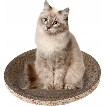 KARTONOVÉ ŠKRABACÍ STOPIKY PELÍŠEK PRO KOČKY KULATÝ LEHÁTKO