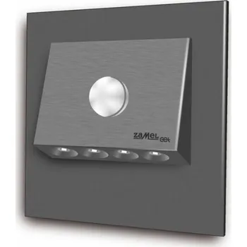 Bodové svítidlo LED světlo s pohybovým čidlem 12 - aluminium - teplá bílá