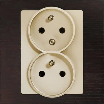 Stavebniny Zásuvka dvojitá - modern