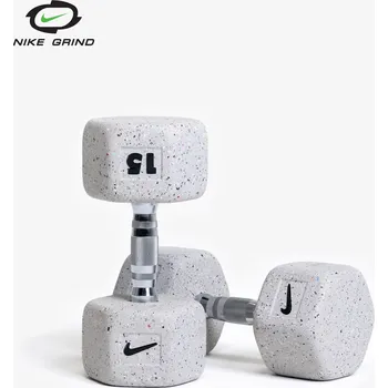 Nike Jednoruční činka 15 kg Nike HEX Grind (cena za kus)