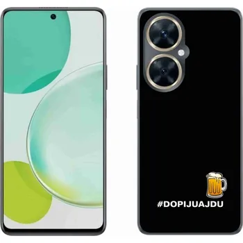 Pouzdro na mobilní telefon Gelový kryt mmCase na Huawei Nova 11i - pivní motiv 1 černé pozadí