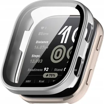 Pouzdro na mobilní telefon 2v1 POUZDRO + TVRZENÉ SKLO POUZDRO PRO AMAZFIT BIP 6 OBAL