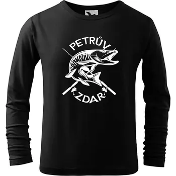 Chlapecké tričko DOBRÝ TRIKO Dětské bavlněné triko Petrův zdar Velikost: 158/12 let, Barva: Černá
