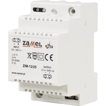 Centrální jednotka pro chytrou domácnost Spínaný zdroj ZIM-12/25