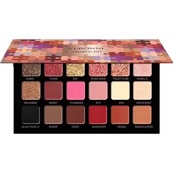 Oční stíny Paletka Očních Stínů pro Líčení Očí, třpytivé a matné stíny, sada 24 ks #1