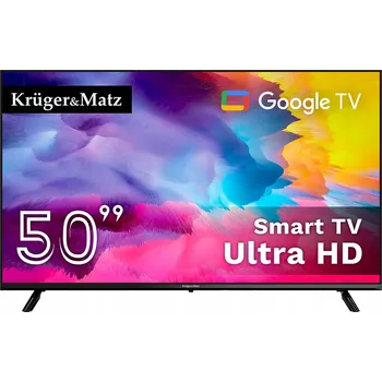 Televizor LED televize Kruger&Matz KM0250UHD-SA Google TV 50" 4K UHD černá