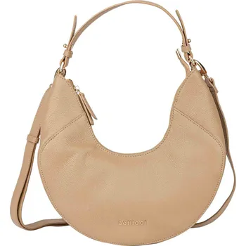 Kabelka Dámská kožená kabelka Bellicci Caradonna - béžová