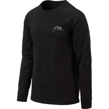 Triko HELIKON-TEX LOGO s dlouhým rukávem ČERNÉ Triko HELIKON-TEX LOGO s dlouhým rukávem ČERNÉ vel. S