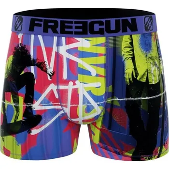 Boxerky Pánské slabé trenky - boxerky Skate modré Velikost: XL