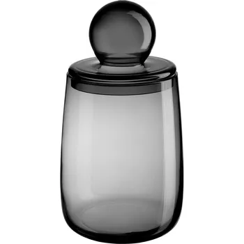 Skleněná dóza s víčkem výška 25,7 cm SARABI ASA Selection - šedá