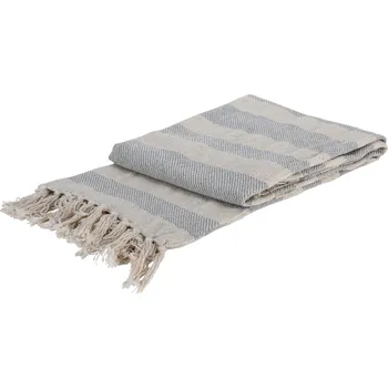 Přehoz na lůžko H&L Pléd / přehoz 130x170cm, modrý