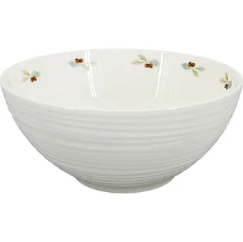 Porcelánová miska Croft Berries 16cm, zelená/červená