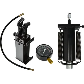 Sada nářadí GEKO Sada na hydraulický lis 50T Rychlá pumpa Válce Manometr G02005