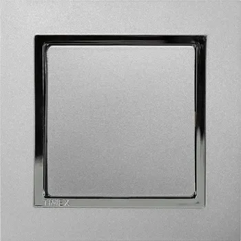 Stavebniny Ovladač tlačítkový rámeček - stříbrná zlatá