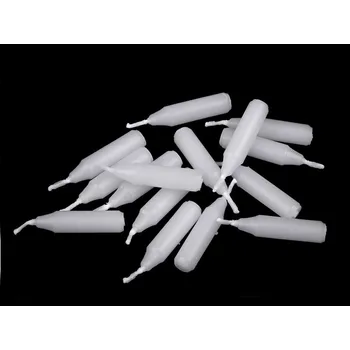 Svíčka Svíčky do lodiček a skořápek ořechů - 1 bílá