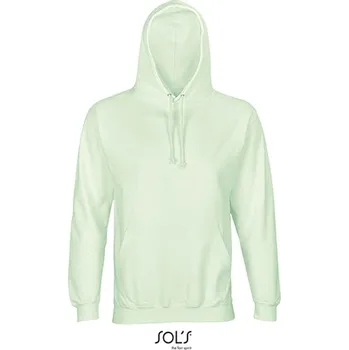 Pánská mikina SOĽS Condor Unisex mikina s kapucí SL03815 Creamy green S