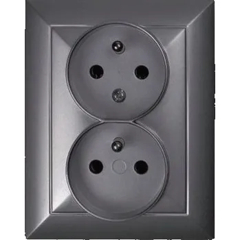 Stavebniny Zásuvka dvojnásobná