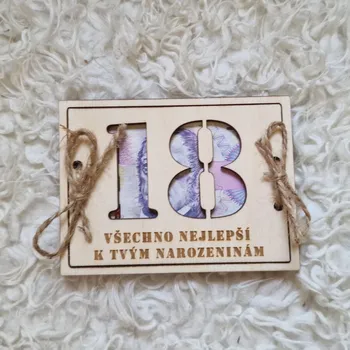 Dárková krabička Dárková krabička na peníze k Narozeninám (vaše vlastní číslo) menší 2