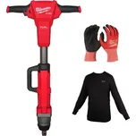 Milwaukee ELVINSET13 aku železniční rázový utahovák 1" + rukavice XL + Hybrid triko XL bez aku