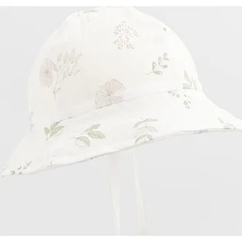 Kojenecká čepice NEW BABY Kojenecký mušelínový klobouček Zoe New Baby Vel. 80