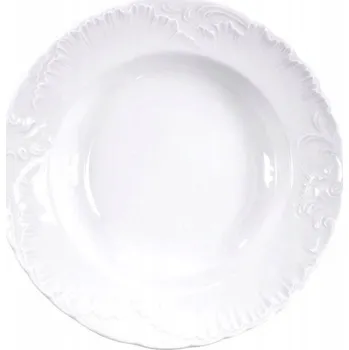 Talíř Hluboký talíř na polévku Ćmielów ROCOCO 0001 22 cm