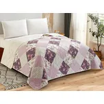 Přehoz postele Patri 220x240 cm, fialový