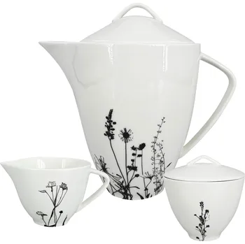 Konvice na čaj by inspire Čajová souprava Garden (Konvice, mléčenka, cukřenka)