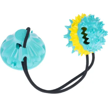 Hračka pro psa TIAKI míček s hroty a přísavkou 35 cm - hračka pro psy