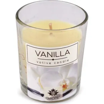 Svíčka Vonná svíčka ve skle 60 g - 4 (vanilla) krémová sv.