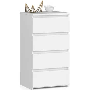 Komoda Komoda Akord 40 x 35 x 74 cm bílá matná