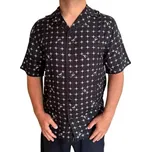 Pánské košile Calvin Klein KM0KM01148 RESORT SHIRT černá S