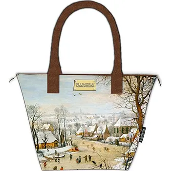 Kabelka Plumeria Plu - Dámská kabelka na zip Pieter Bruegel the elder Winter Landscape - 39 x 29 x 12 cm