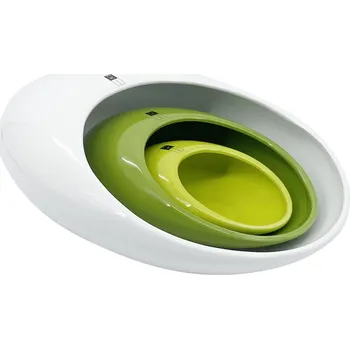 by inspire Mísa 'Bean S,M,L', set 3 ks, bílá/zelená