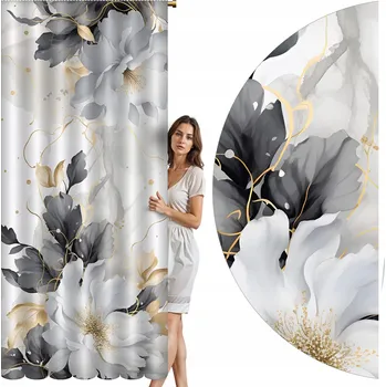 Obraz Závěs polozatemňovací s páskou, tunelem a žabkami, 140 cm x 270 cm