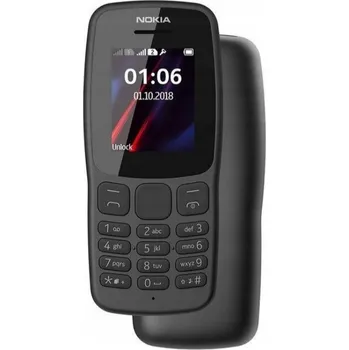 Mobilní telefon Mobilní telefon Nokia 106 2018 4 MB / 4 MB 3G černý