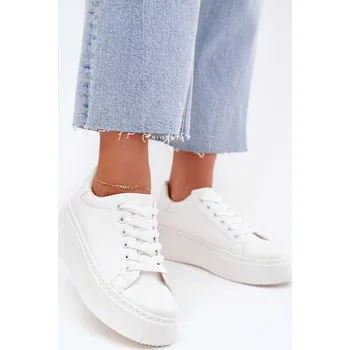 Dámské tenisky Boto Dámské Tenisky Na Platformě Sallira Barva: Bílá, Velikost: 41