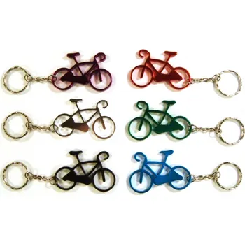 Přívěšek na klíče Bike červený