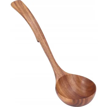 Příbor Dřevěná káď z akátového dřeva Ovesná Kaše Lžíce