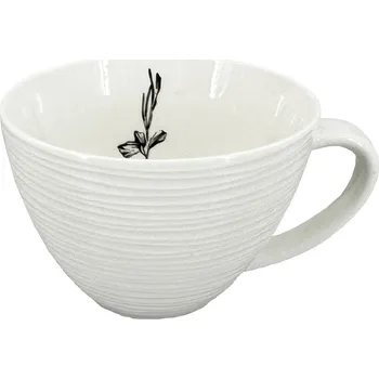 by inspire Porcelánový hrnek Croft Wild 400ml, bílá/černá