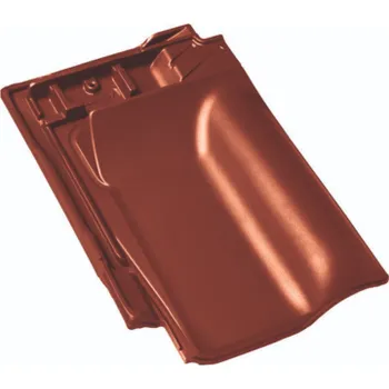 BRAMAC Taška základní pro napojení hřebene Rubín 13 glazura kaštanově hnědá