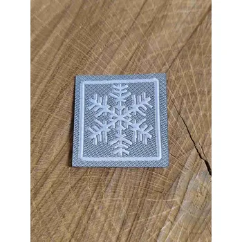 Textilní nažehlovací páska Nažehlovačka vločka barva šedá