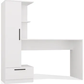 Psací stůl Psací stůl s regálem COSMO bílá