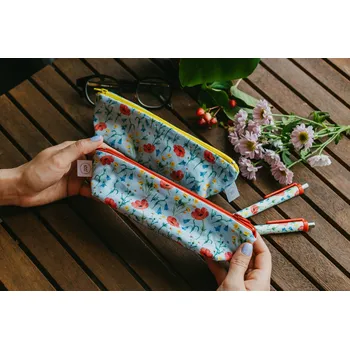 Penál ePiPí Penál - Květy Barva zipu: červená