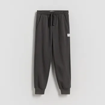 Reserved - Bavlněné jogger kalhoty - tmavě šedá - 783DO-90X - 783DO-90X-164