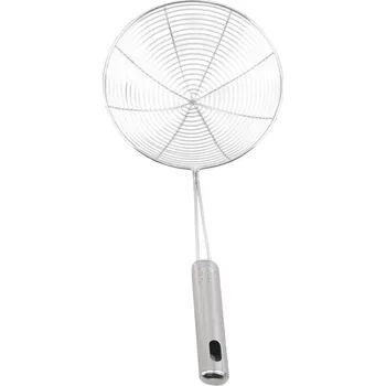 Cedník a síto Oválný skimmer z nerezové oceli 35x15 cm Filtr s jemnou síťovinou na smažení Cedník na potraviny Kuchyňské sítko na olej a vaření