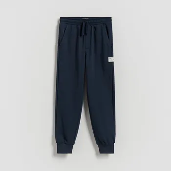 Chlapecké kalhoty Reserved - Bavlněné jogger kalhoty - tmavomodrá - 783DO-59X - 783DO-59X-122