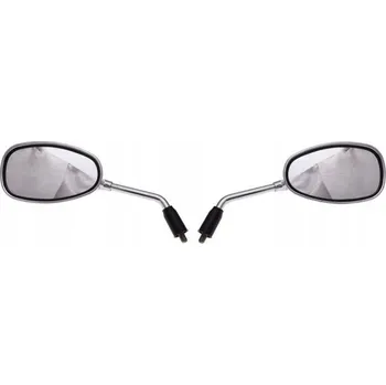 Zrcátko pro motocykl Pár chromovaných motocyklových zrcátek M10 pro Kingway Chopper