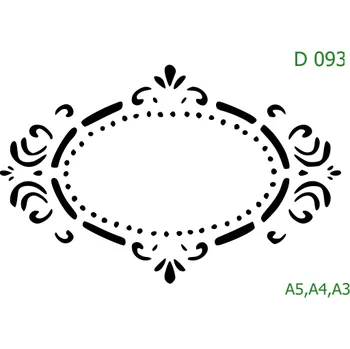 Šablona D 093 - A5 , Lepící fólie