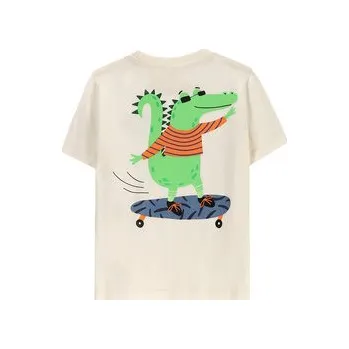 Pánské oblečení Coccodrillo T-Shirt WC5143209VBD Béžová Regular Fit 104